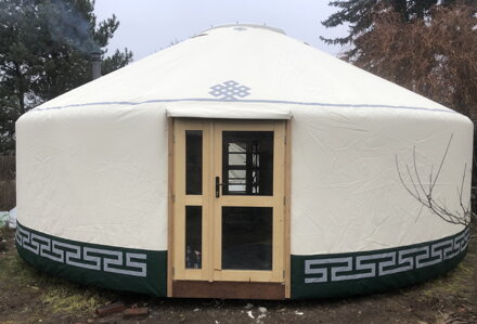 jurta na celoroční bydlení průměr 8m - 50m2