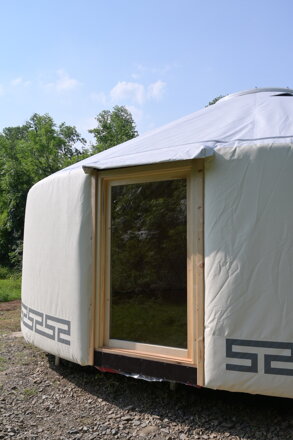 jurta na celoroční bydlení průměr 8m - 50m2