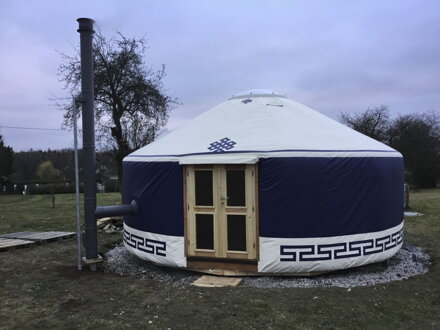 jurta na celoroční bydlení průměr 6m - 30m2